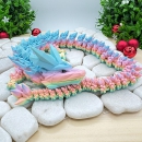 Pastell-Kristalldrache – Sanfte Eleganz